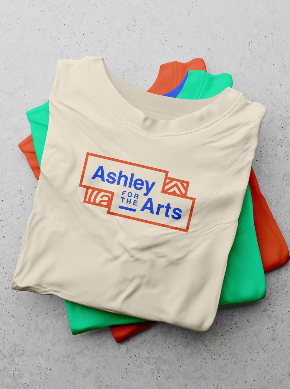 Ashley for the Arts branded merchandise