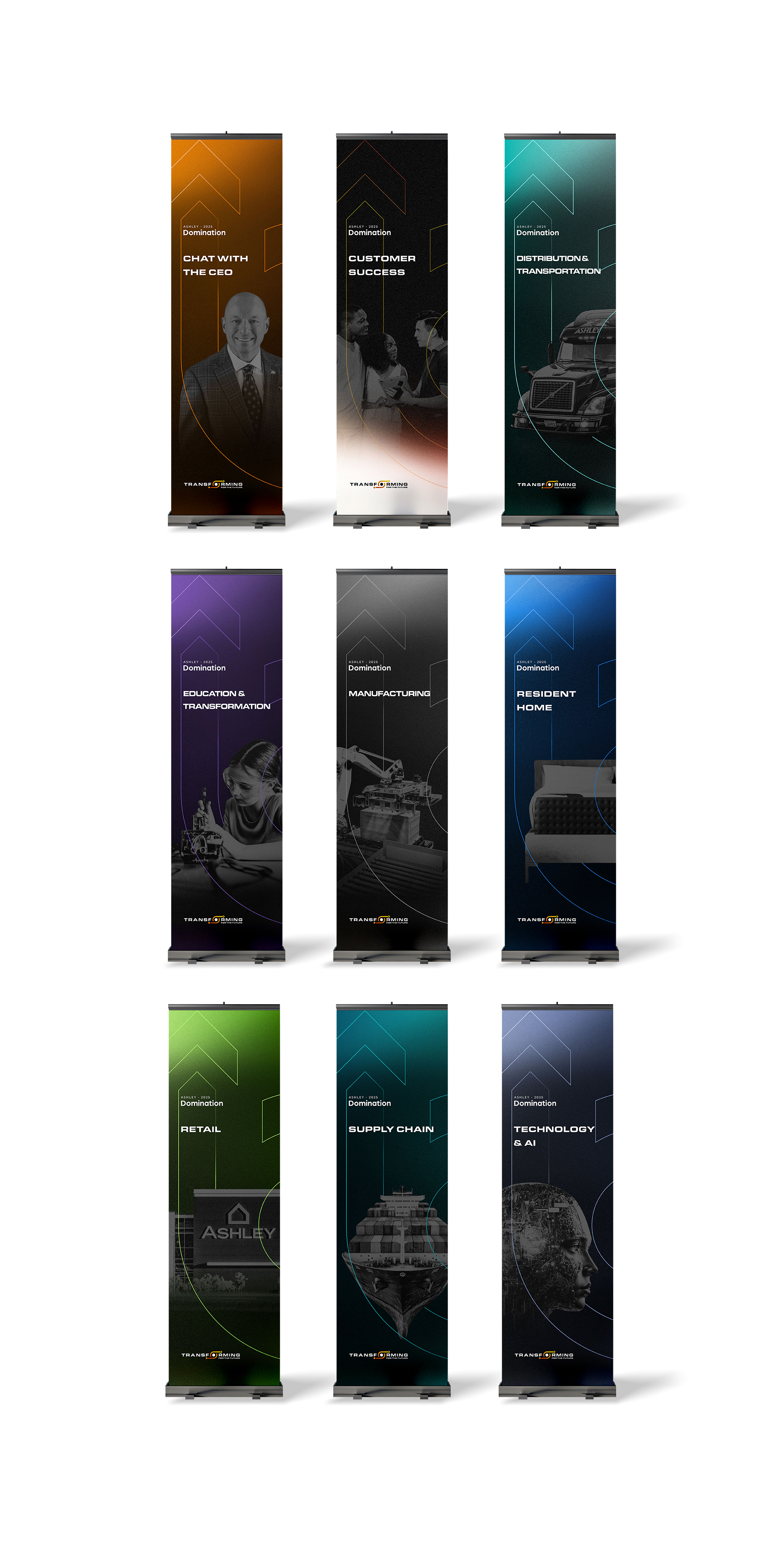 Domination environmental graphics