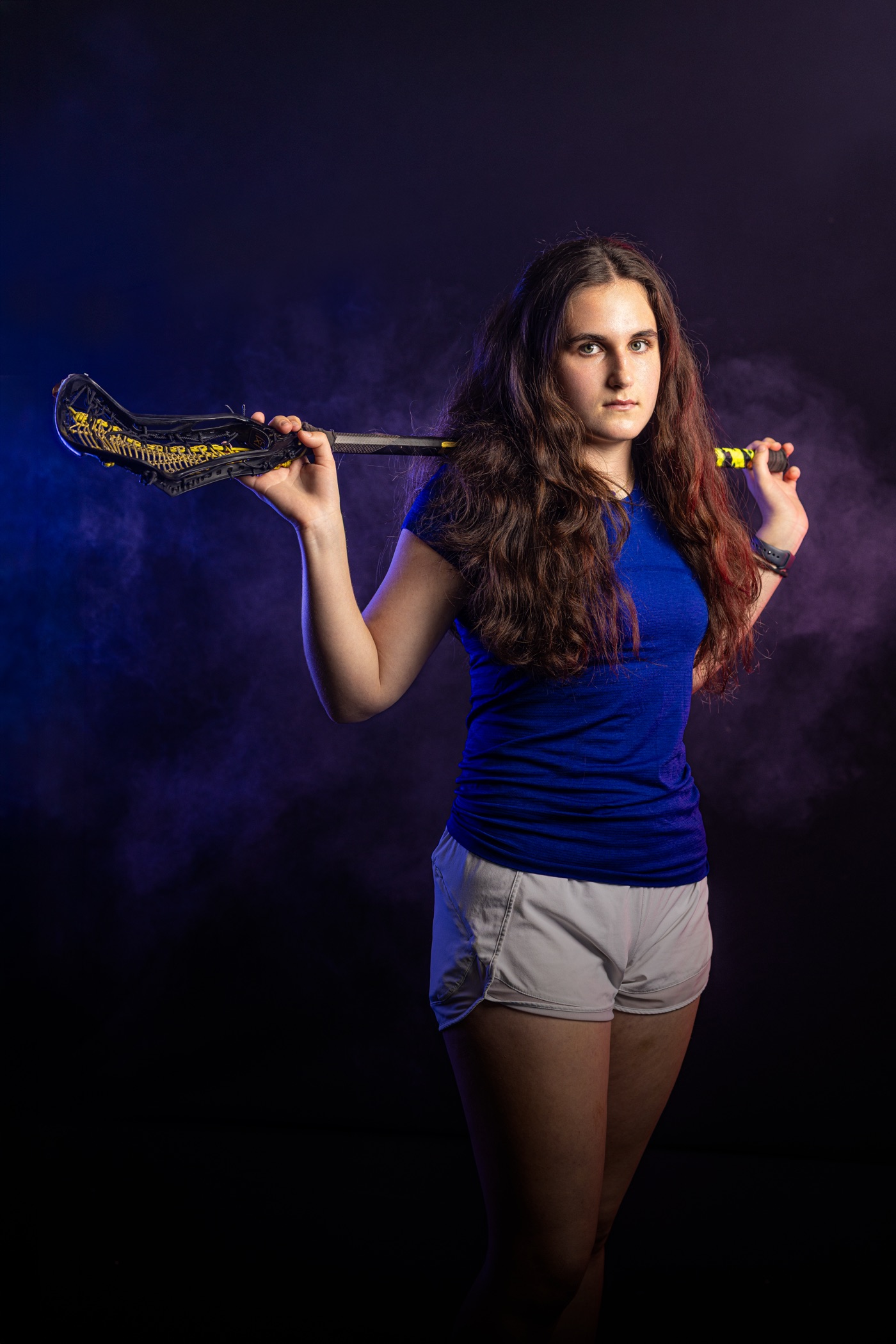 Studio strobe portrait