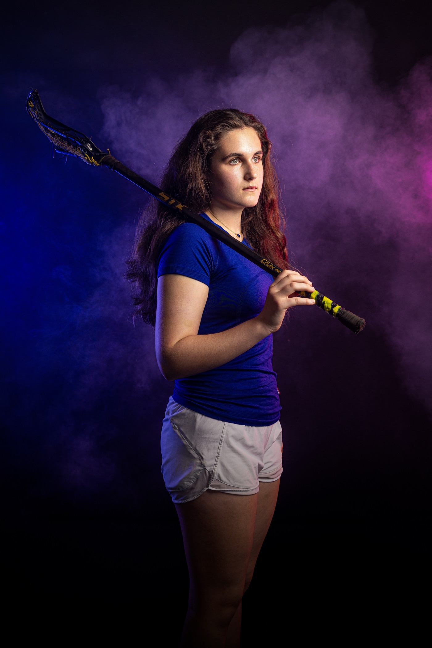 Studio strobe portrait