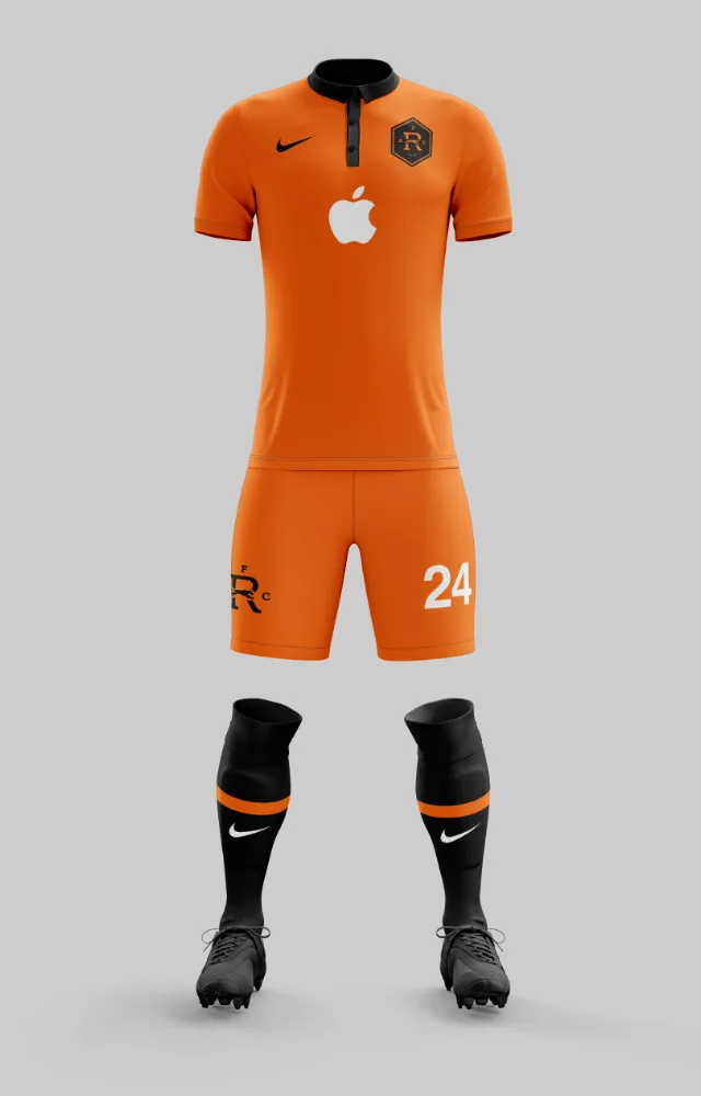 AFC Richmond jersey mockup — third kit