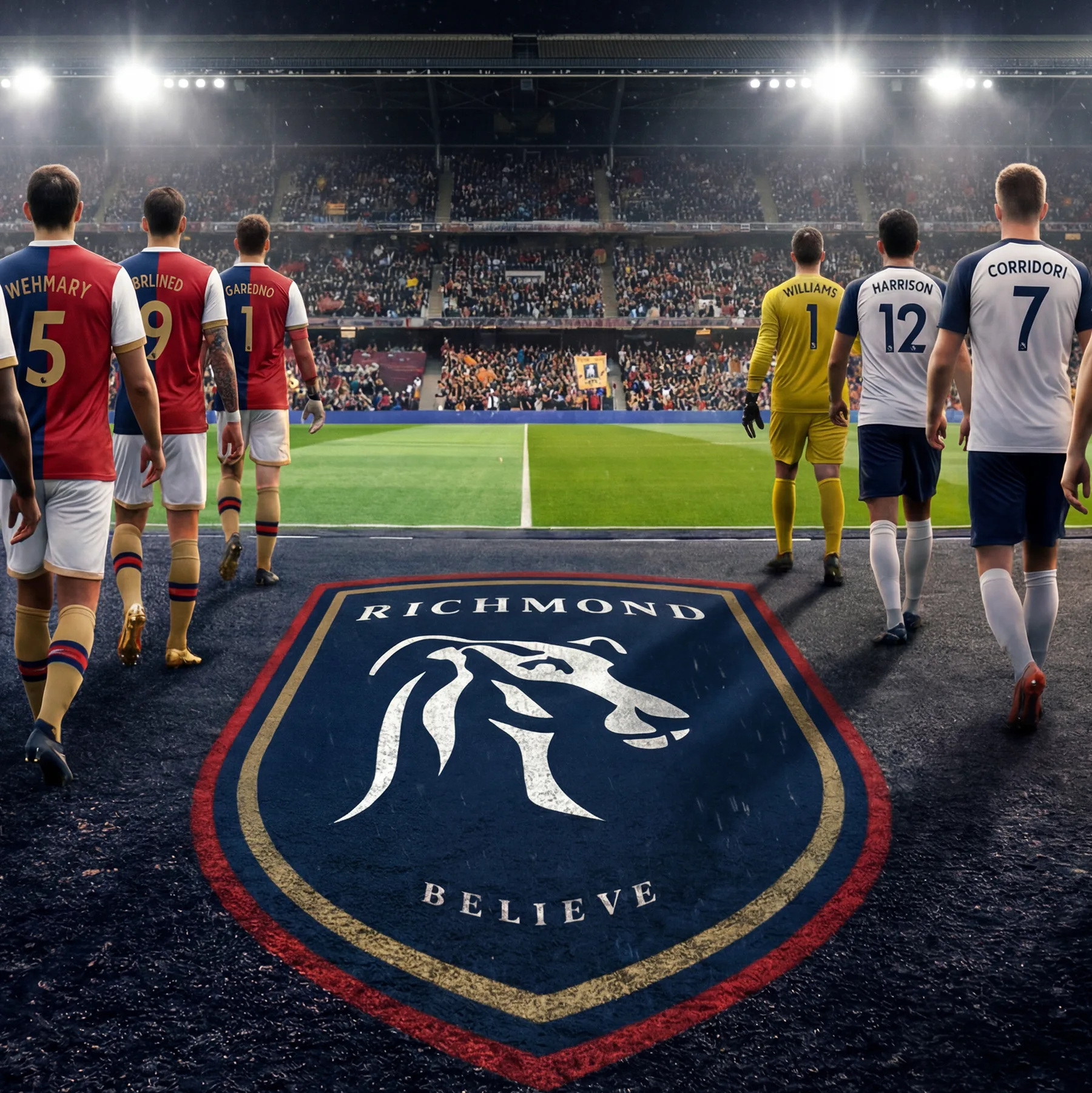 AFC Richmond stadium activation — floor branding