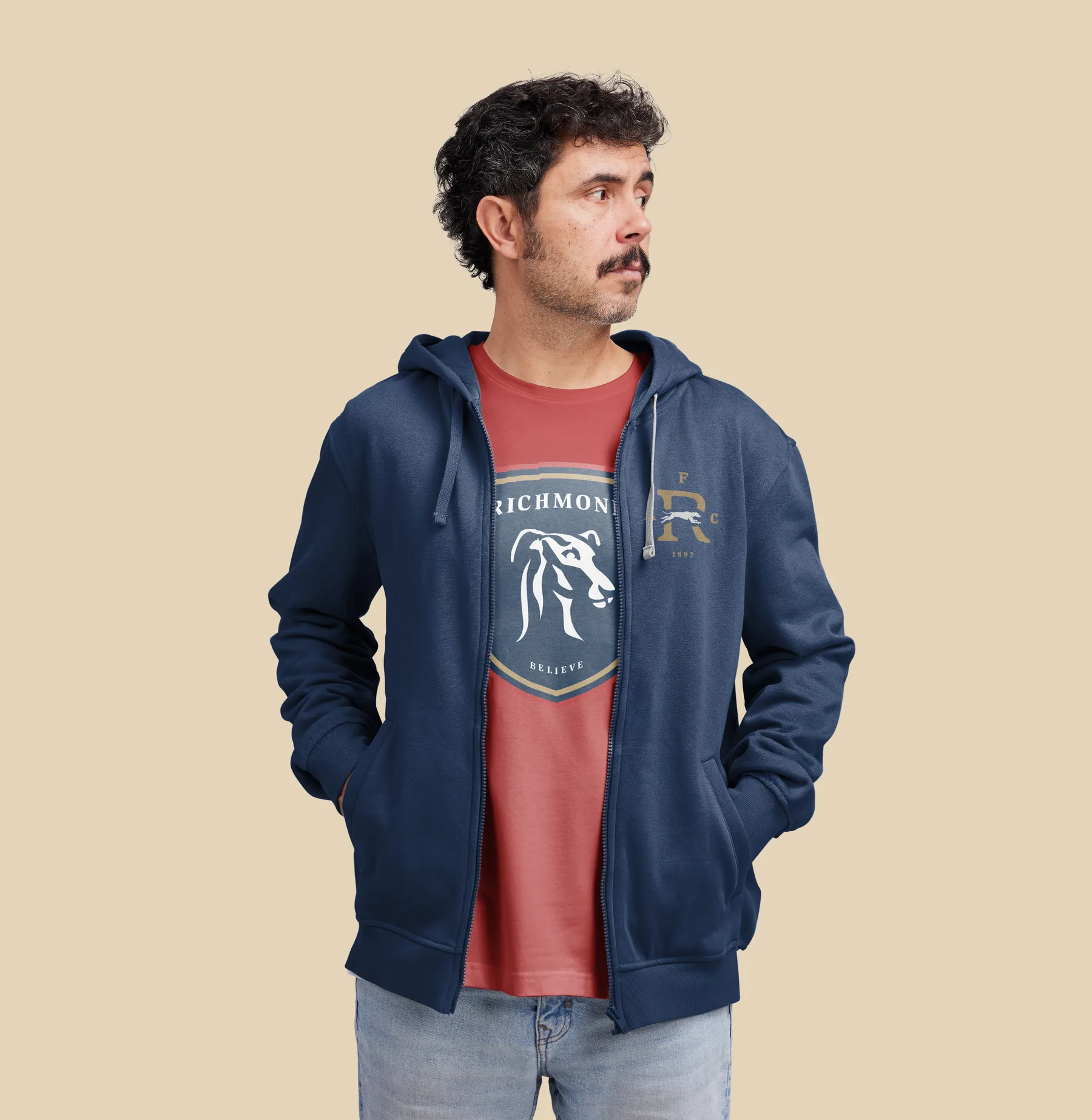 AFC Richmond apparel design — branded streetwear
