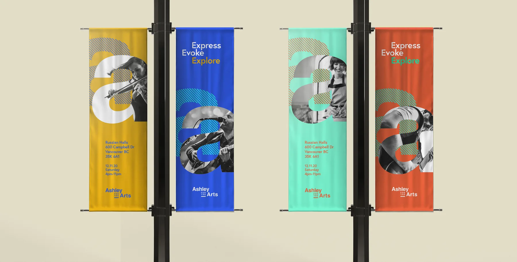Ashley for the Arts street banners