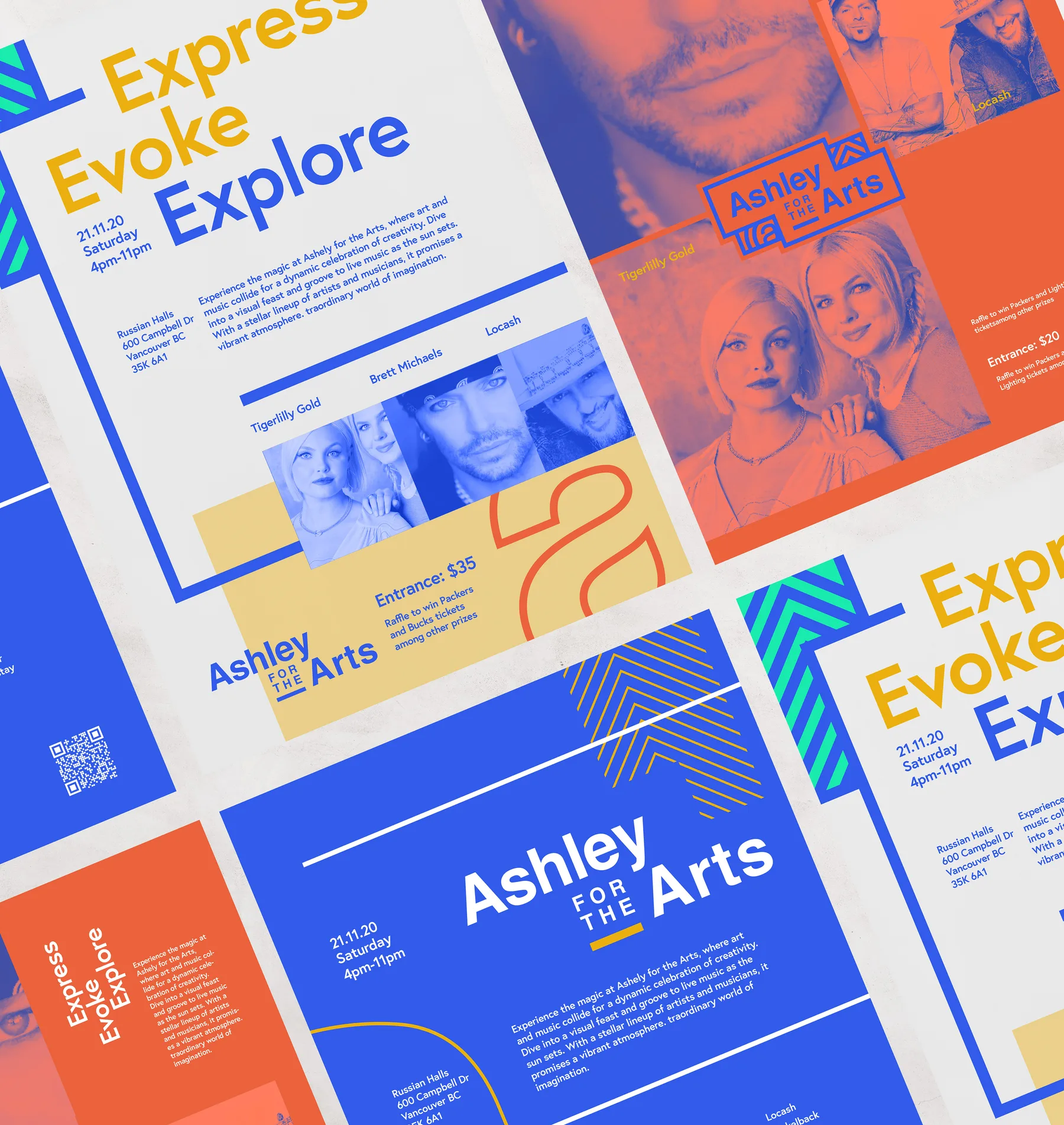 Ashley for the Arts printed materials