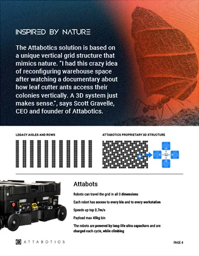 Attabotics marketing collateral