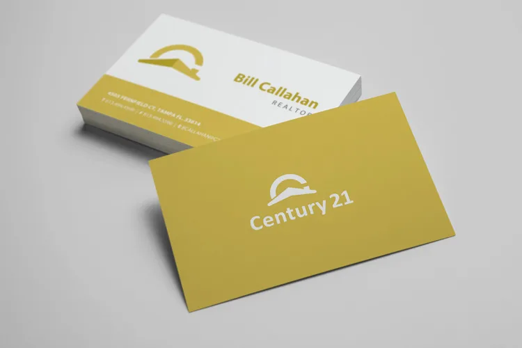Century 21 business card front