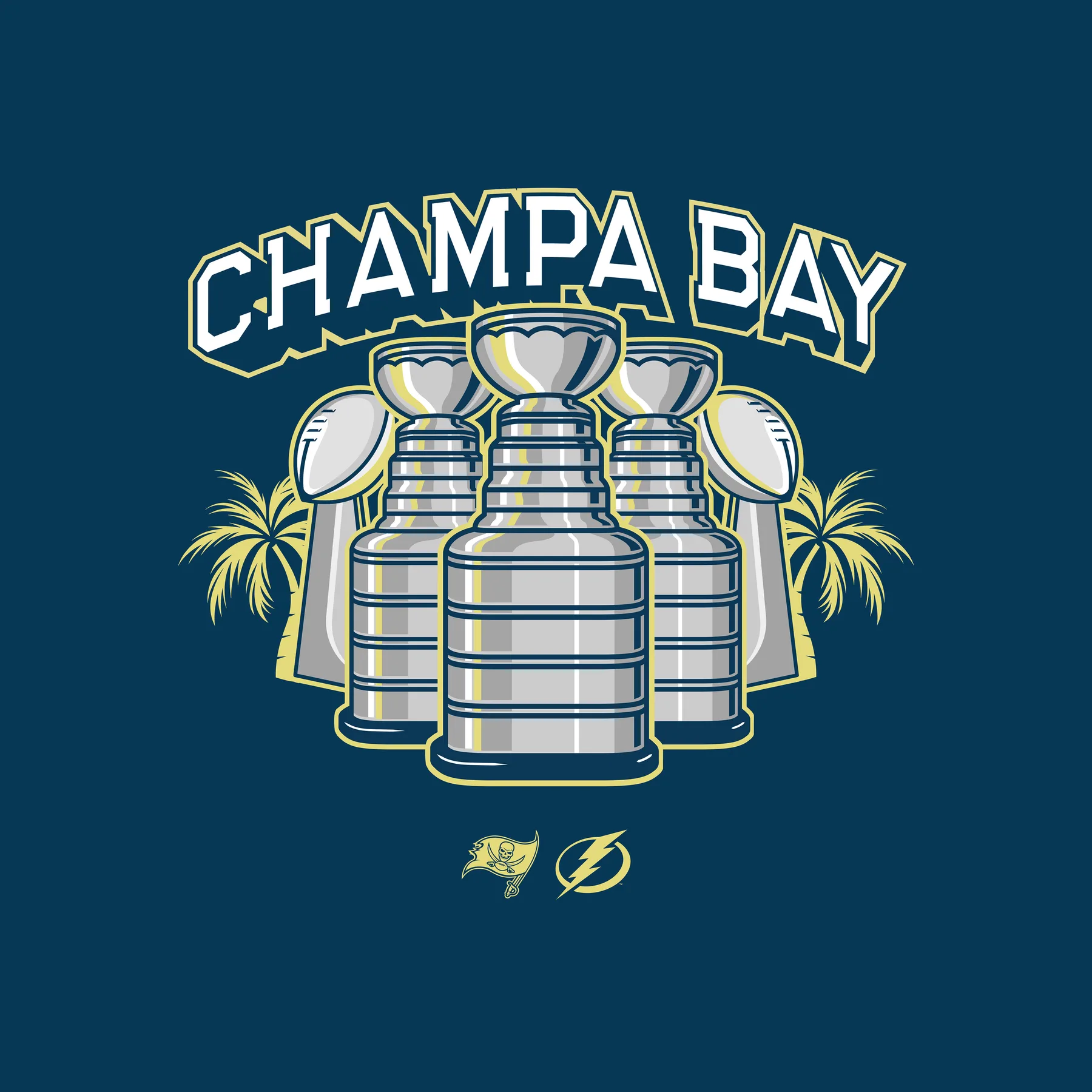 Champa Bay shirt graphic — identity