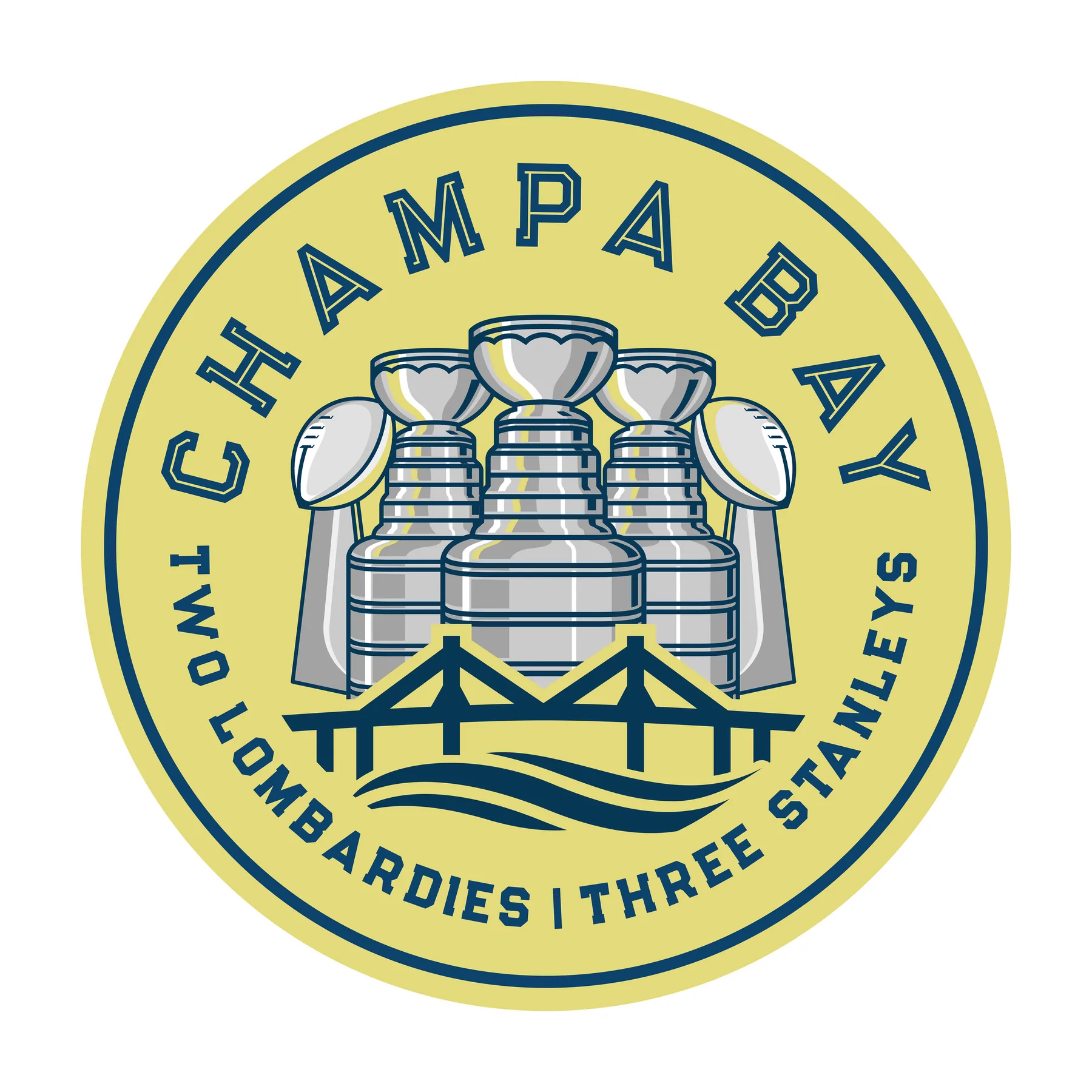 Champa Bay shirt graphic — seal