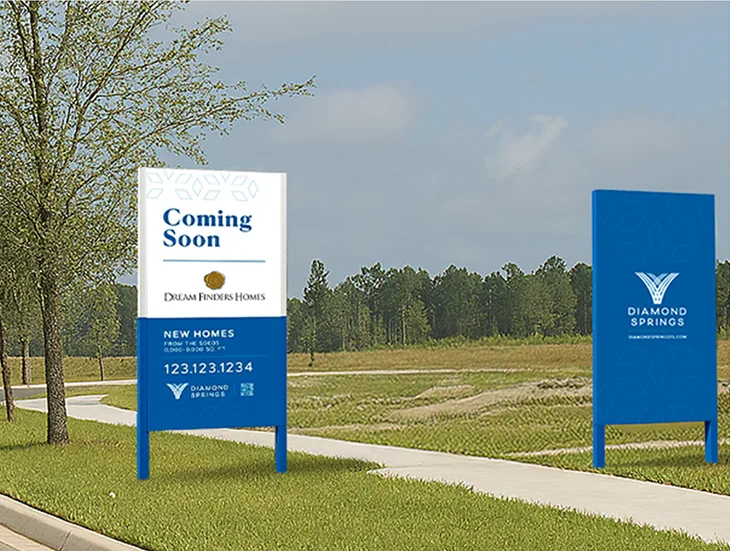 Diamond Springs signage