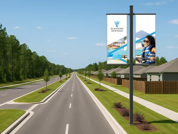 Diamond Springs signage