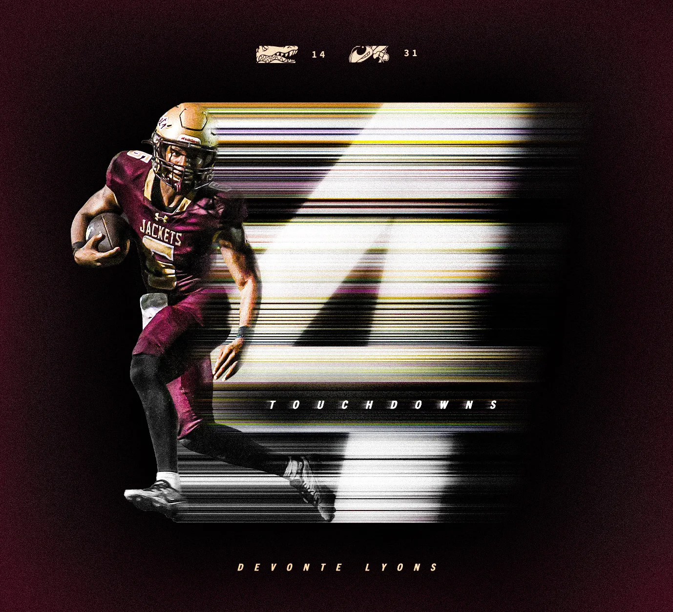 Devonte Lyons — 4 TDs