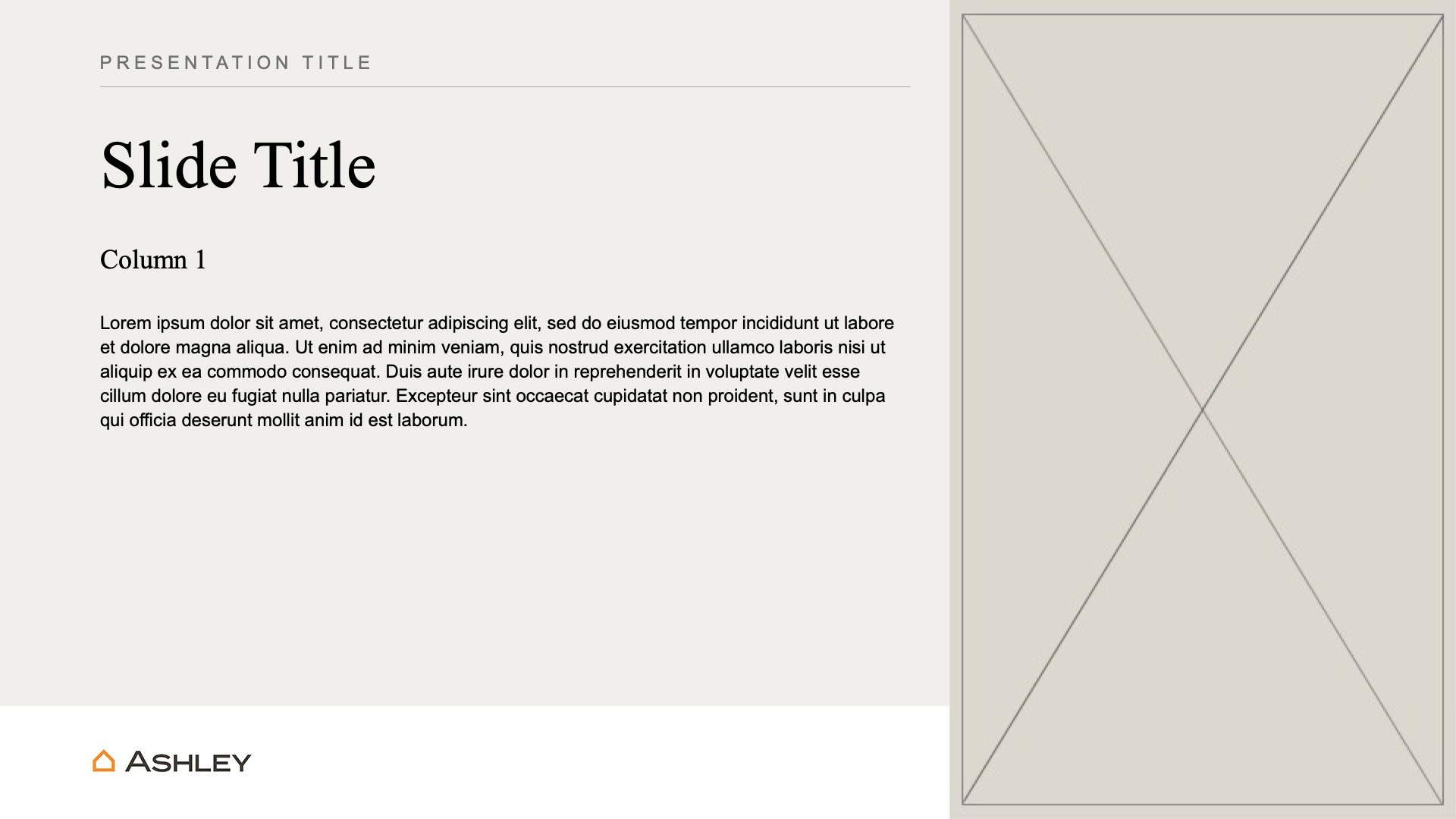 Ashley Global Retail master template layout 15