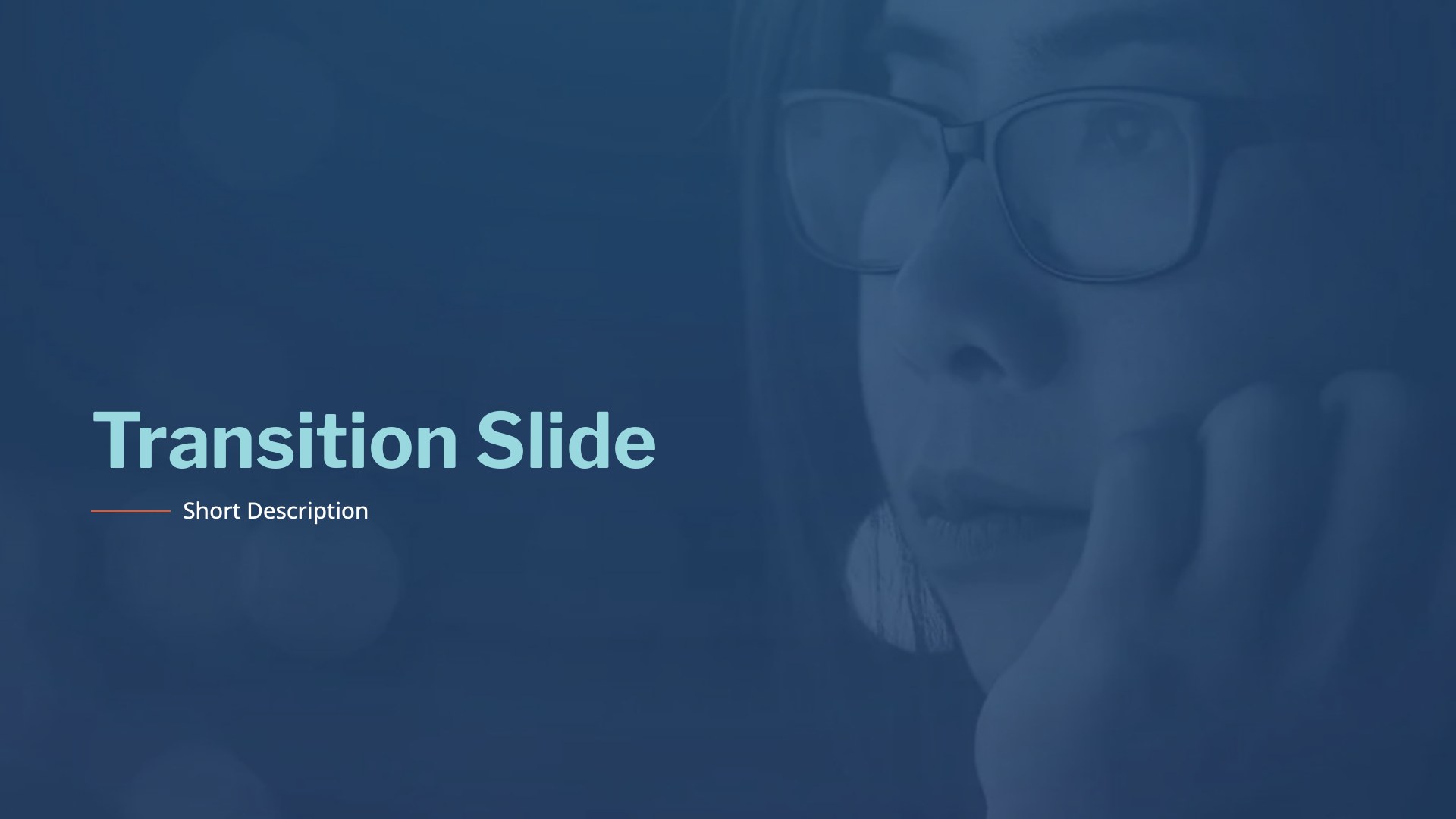 Concertium PowerPoint template transition slide