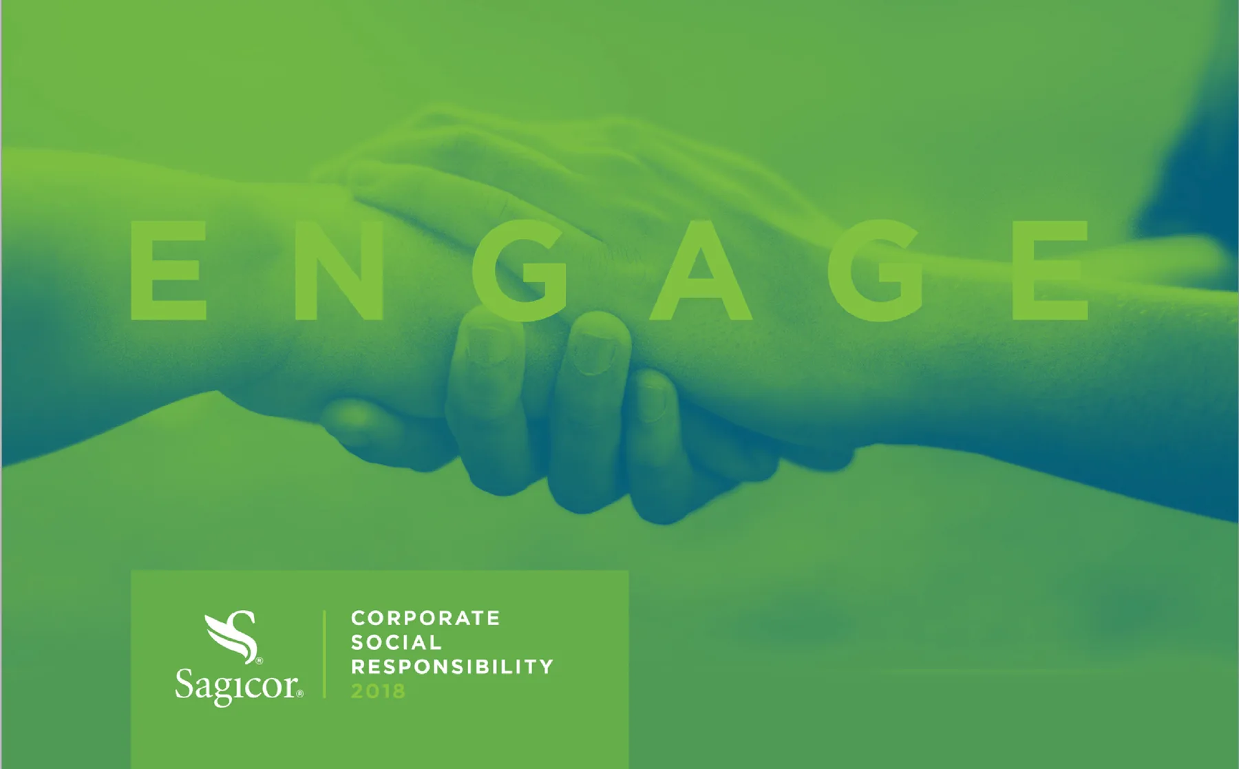 Sagicor CSR PowerPoint presentation cover slide