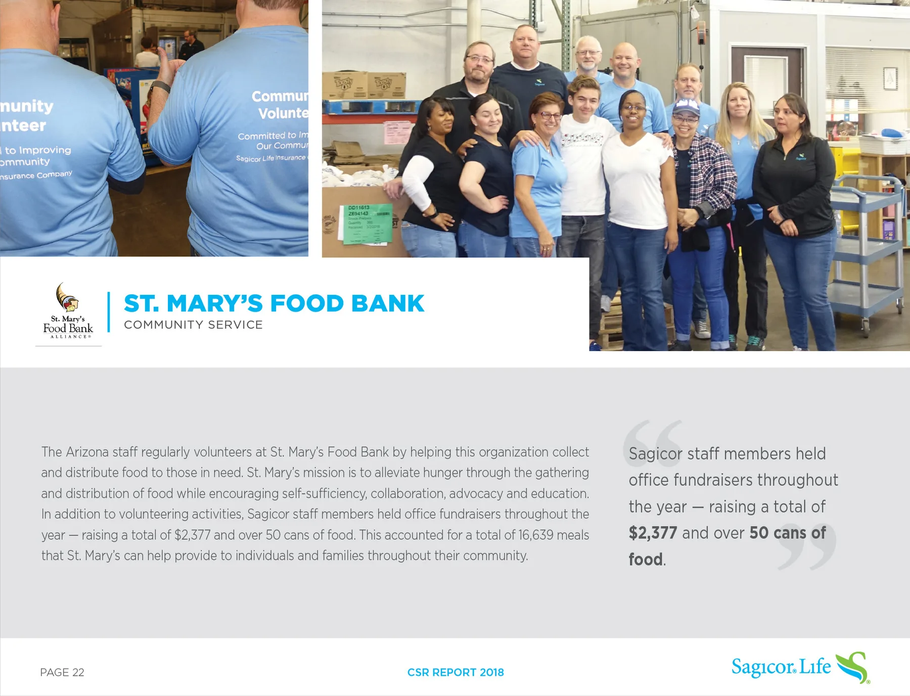 Sagicor CSR presentation slide 2