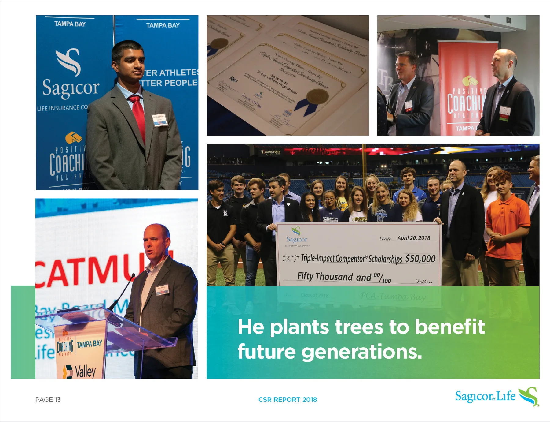 Sagicor CSR presentation slide 3