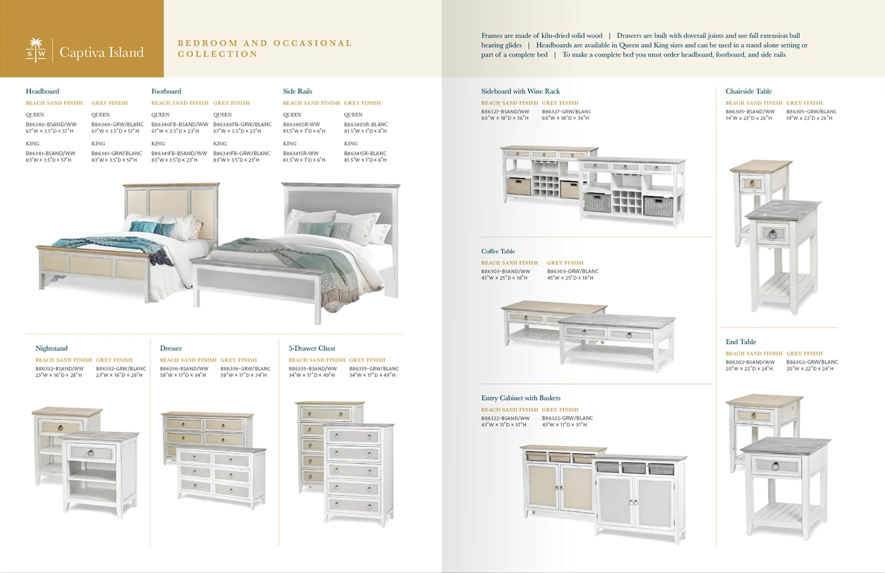 Seawinds sales sheet interior spread